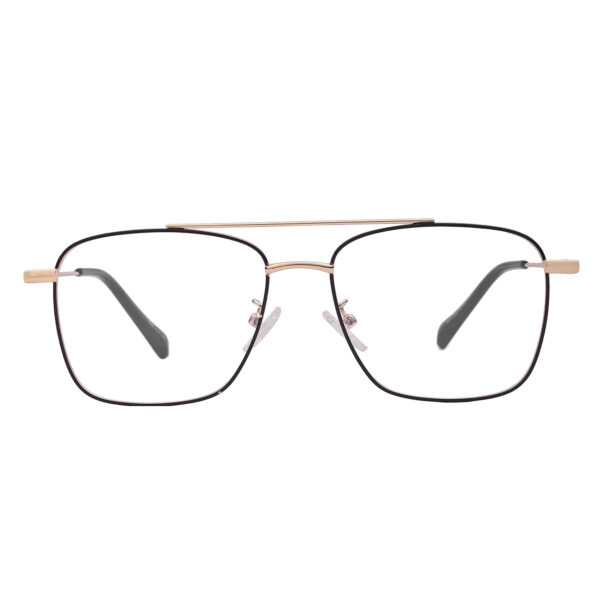 full rim square metal frame for men and women