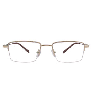 Half rim golden durable frame for men and women (supra) ARN optical