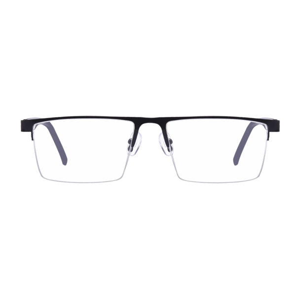 Half rim black durable frame for men and women ARN optical