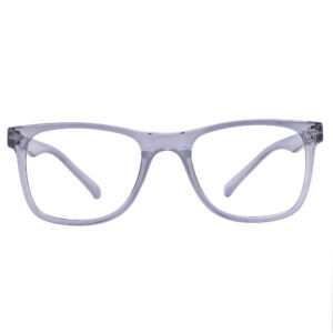 Full Rim Wayfarer Transparent Grey Frame for men and women