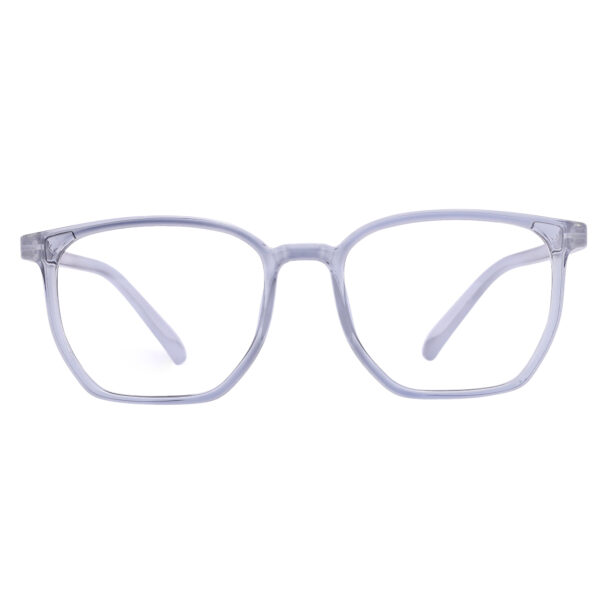 Hexagon Full Frame Transparent Grey for men and women