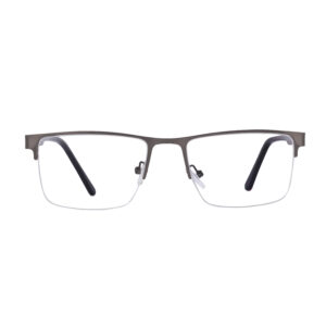 half rim rectangle frame for men and women