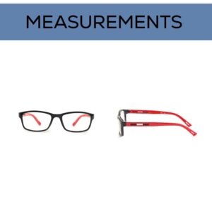 full rectangle plastic frame for men and women