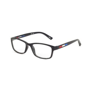 full rectangle black plastic frame for men and women ARN optical