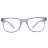 Full Rim Wayfarer Transparent Grey Frame For Men And Women