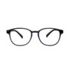 Full rim spike round black frame for men and women