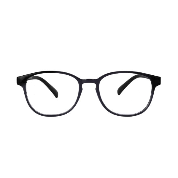 Full rim spike round black frame for men and women