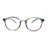 Full rim round multicolor frame for women